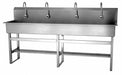 Wash Station 80 x20 x45 Silver