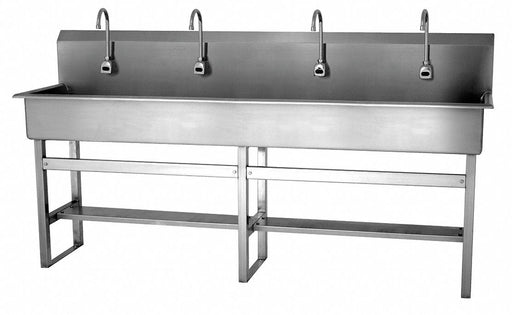 SaniLav Wash Sta Rect 77inx16-1/2inx8in