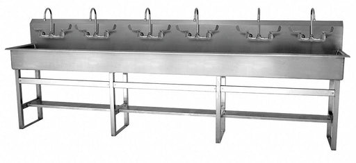 SaniLav Wash Sta Rect 117inx16-1/2inx8in