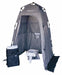 Portable Toilet 41 in L 50 in W Gray