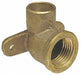 Elbow Bronze Cup 1/2 in FNPT 3/8 in