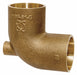 Tee Bronze Cup3/4 FNPT1/8 Cup3/4 