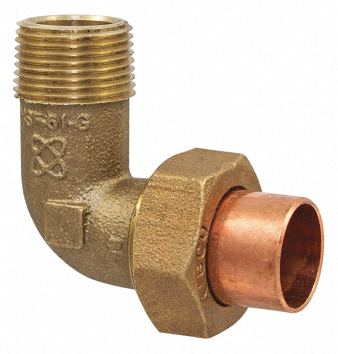 Elbow Bronze Cup 3/8 in MNPT 3/8 in