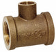 Tee Bronze FNPT3/4 FNPT3/4 Cup3/4 