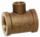 Tee Bronze FNPT3/4 FNPT3/4 Cup1/2 