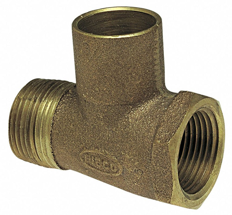 Tee Bronze FNPT3/4 MNPT3/4 Cup3/4 