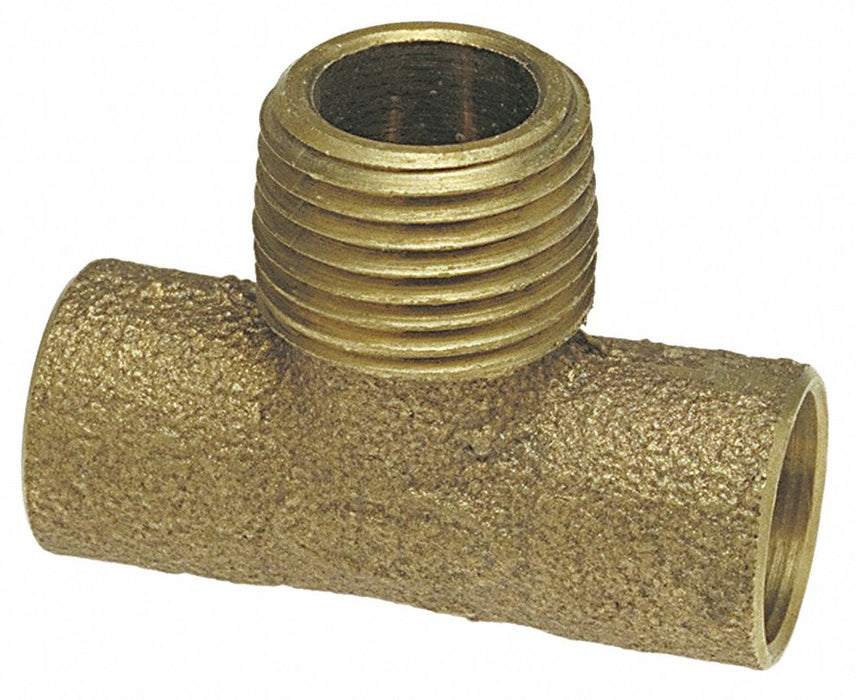 Tee Bronze Cup1/2 Cup1/2 MNPT1/2 