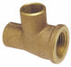 Tee Bronze Cup1/2 FNPT1/2 Cup1/2 