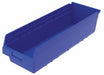H2373 Shelf Bin Blue Plastic 6 in
