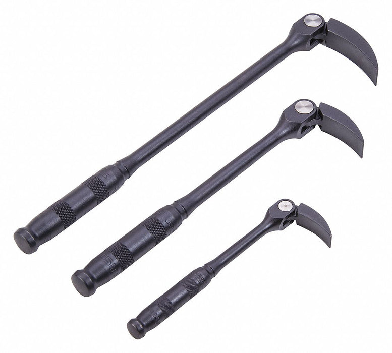 Pry Bar Set 3 pcs. Steel 5/8in.W