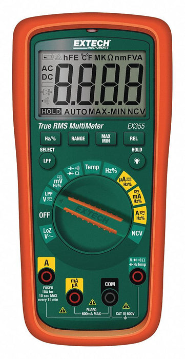 DigitalMultimeter TRMS 10A 600VAC/DC
