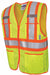 Hi-Vis Vest Lime Polyester Mesh M