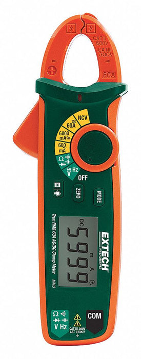DigitalClampMeter TRMS 1000A 600VAC