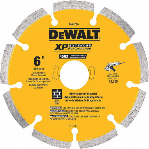 DiamondSawBlade Diam 6 Thick 0.25 