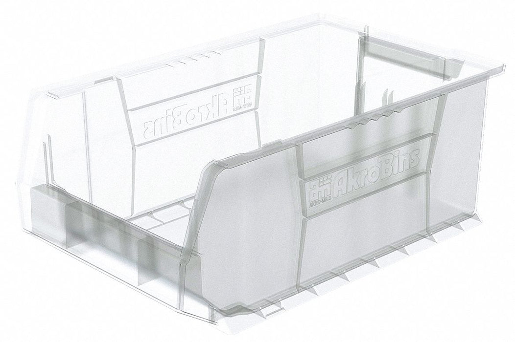 Super Size Bin Clear Plastic 8 in