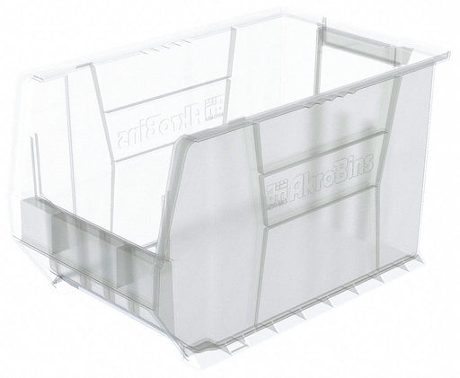 Super Size Bin Clear Plastic 12 in