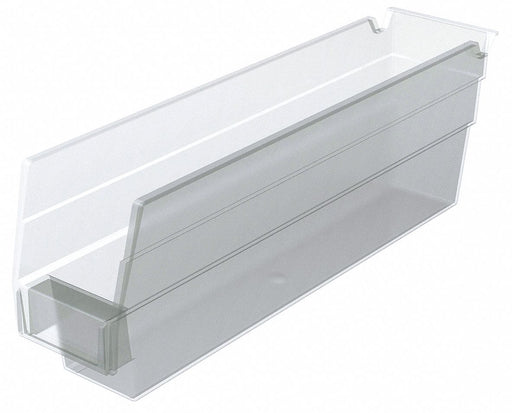 ShelfBin 11.625inL 2.75inW Plastic