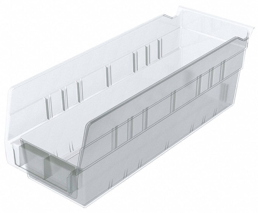 ShelfBin 11.625inL 4.125inW Plastic