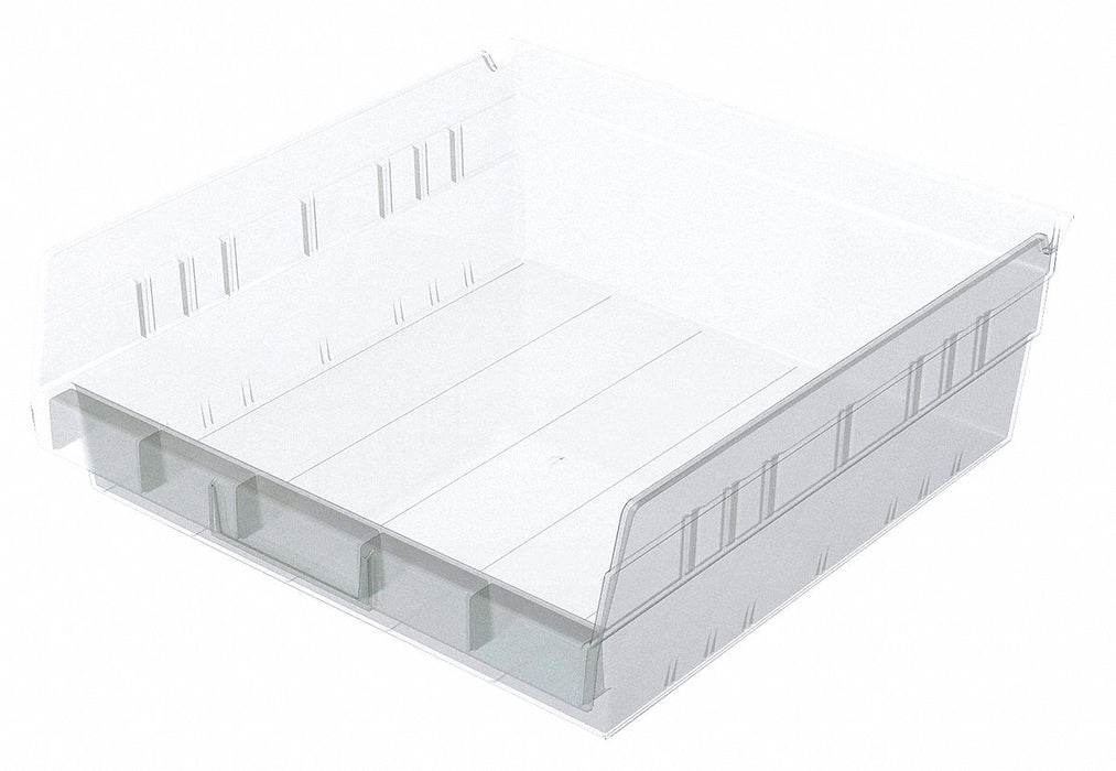 ShelfBin 11.625inL 11.125inW Plastic