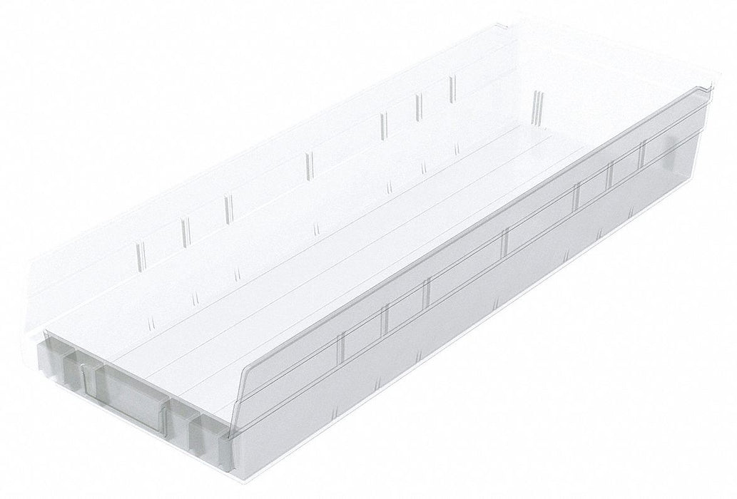 ShelfBin 23.625inL 8.375inW Plastic