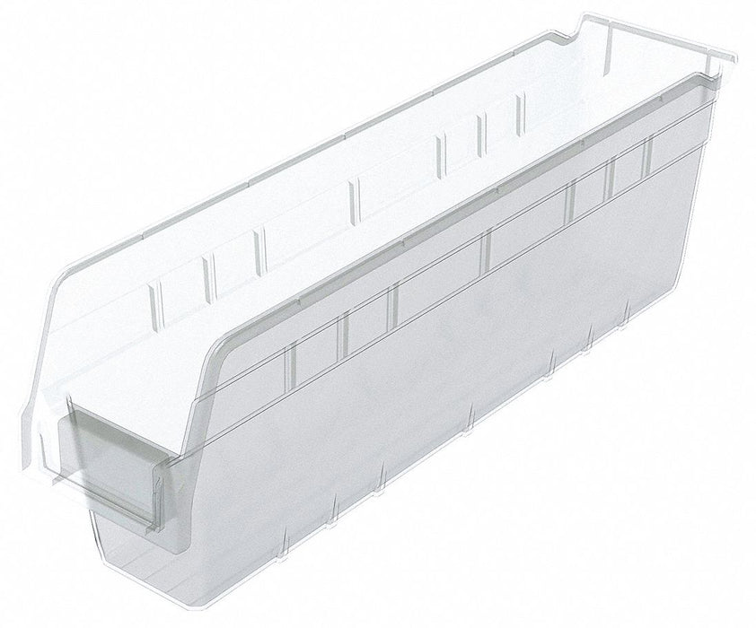 ShelfBin 17.875inL 4.125inW Plastic