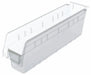 ShelfBin 17.875inL 4.125inW Plastic