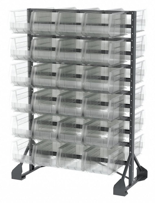 BinRailFlrRck 30inx54inx36in LdCp 41 lb
