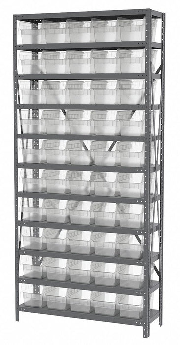 Bin Shlvng 18inx79inx36in Clear