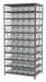 Bin Shlvng 24inx79inx36in Clear