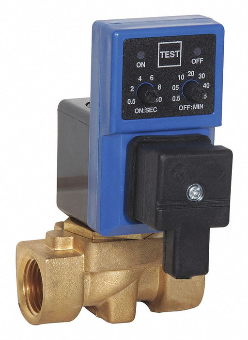 Auto Drain Valve 115V 1/2 38 gpm