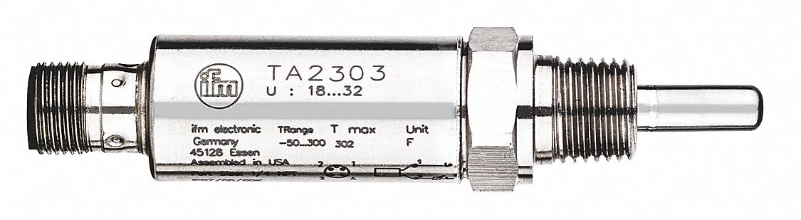 IFM Temp Transducr 1/2 NPT 1.18 in Probe