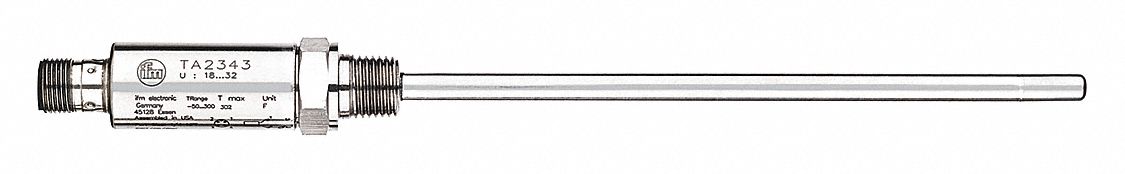 IFM Temp Transducer 1/2 NPT 5.9 in Probe
