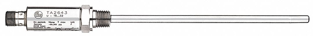 IFM Temp Transducer 1/4 NPT 5.9 in Probe