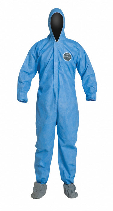 Hooded Coveralls 3XL Blue SMS PK25