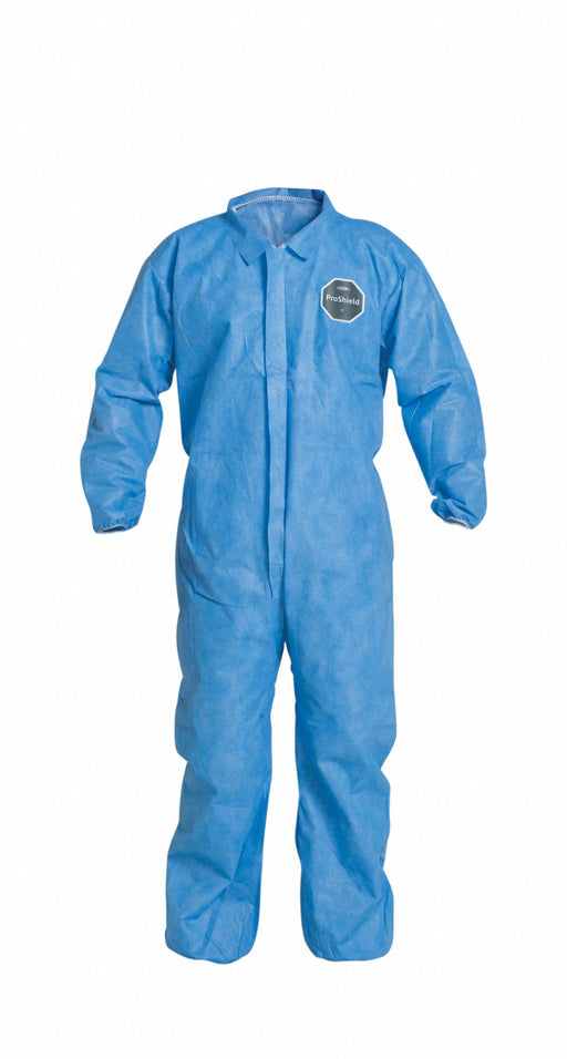 H3333 Collared Coveralls 2XL Blue SMS PK25