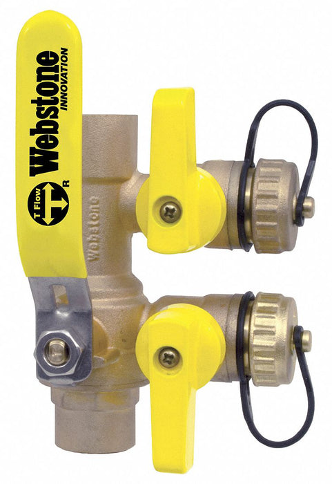 Purge and Fill Valve 1 in Brass