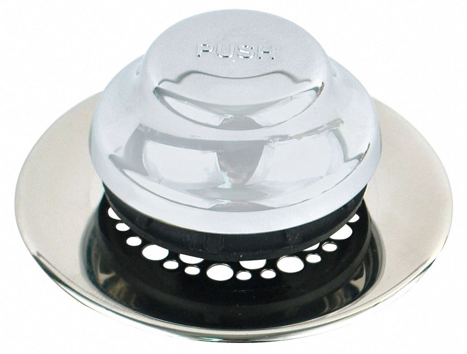 DrainStopper Dia.2-7/8 Plstic SS Chrome