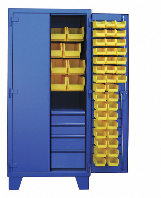 BinCab Chrcl Gry 72 x36 x24 110YllwBns