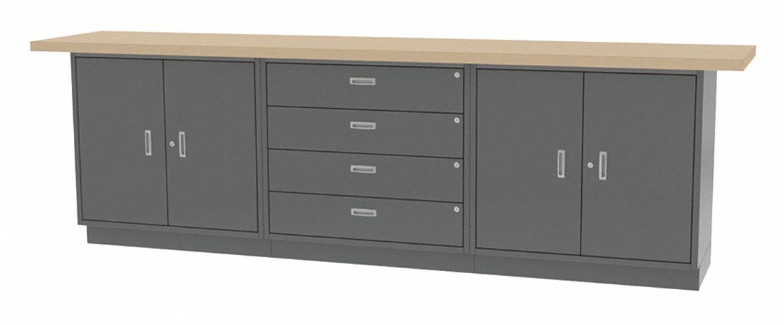 Cabinet Bench Butcher Block 120 W 24 D