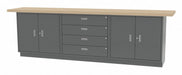 Cabinet Bench Butcher Block 120 W 24 D