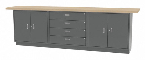 Cabinet Bench Butcher Block 120 W 24 D