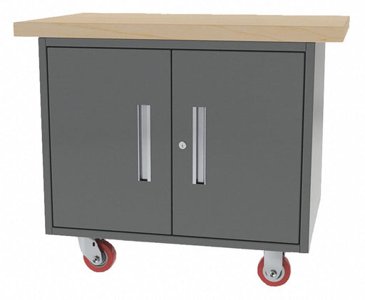 Mobile Cab Bench Butcher Block 38 W 24 D