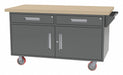 Mobile Cab Bench Butcher Block 60 W 30 D