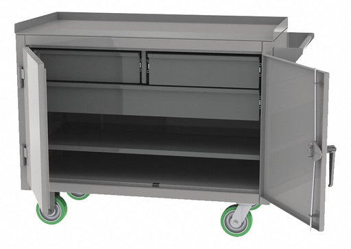 Mobile Cabinet Bench Steel 36 W 24 D