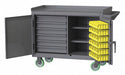 Mobile Cabinet Bench Steel 36 W 24 D