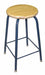 RndStool Round Tube Frame Chrcl Gry 26 H