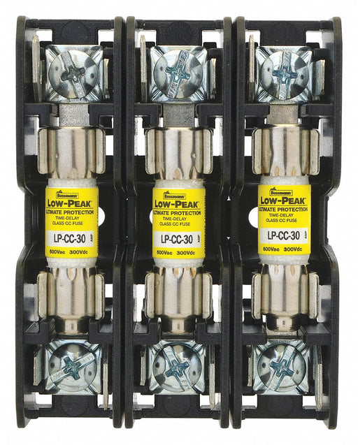 Fuse Block 0 to 30A Midget 3 Pole