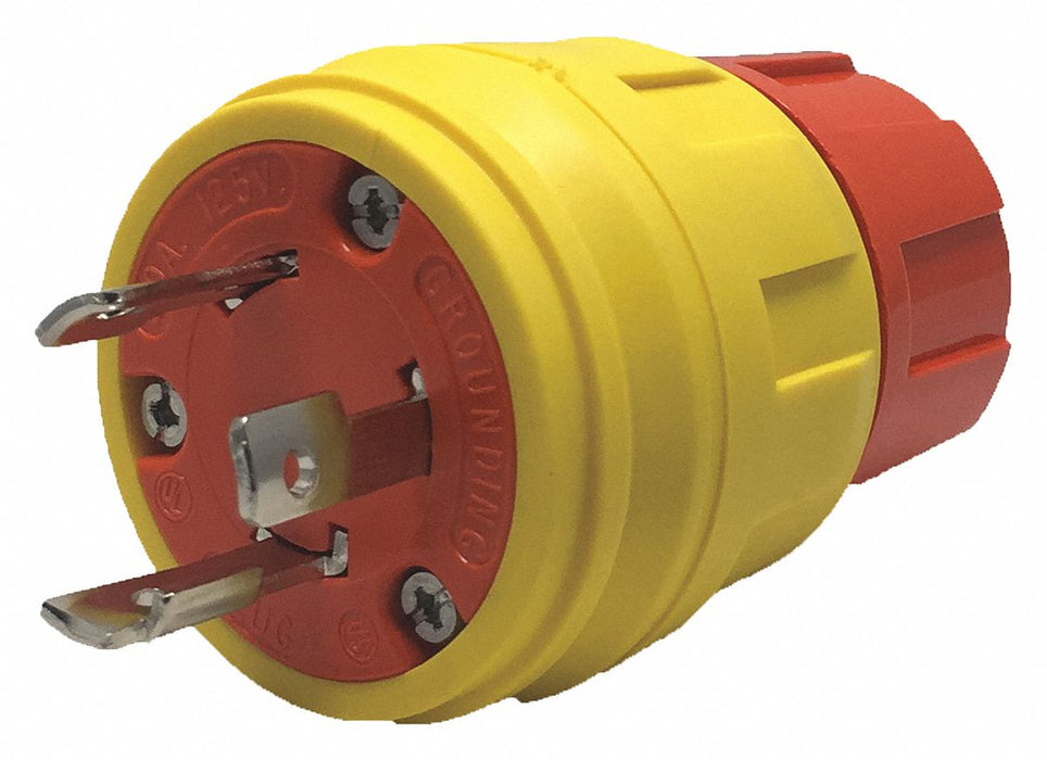 WT LckPlg 30 A Yellow Elastmr 3Blds