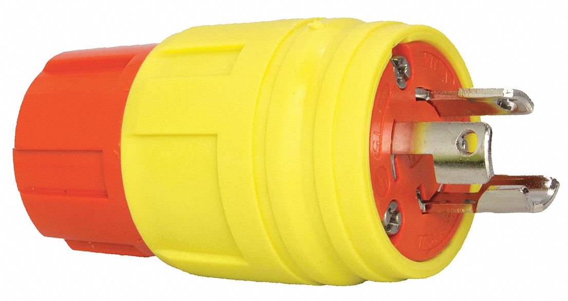 WT LckPlg 15 A Yellow Elastmr 3Blds