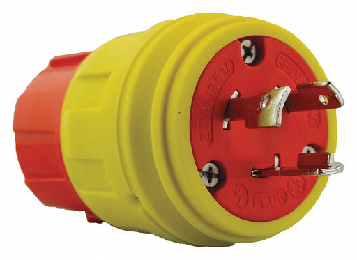 WT LckPlg 20 A Yellow Elastmr 3Blds